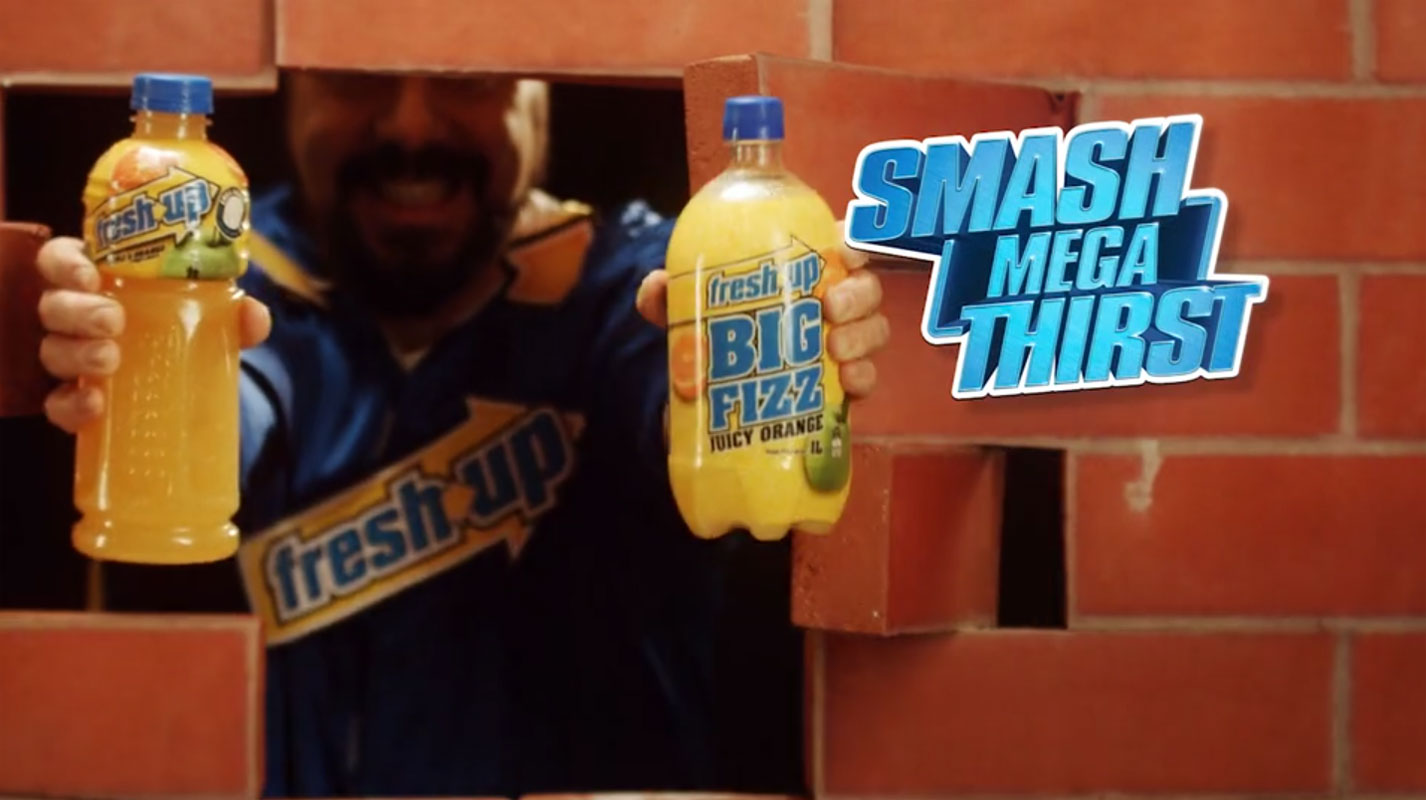 Freshup - Smash mega thirst commercial